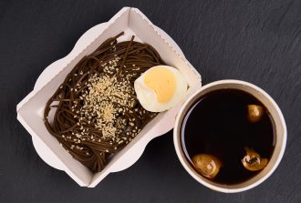 Японский суп с гречневой лапшой